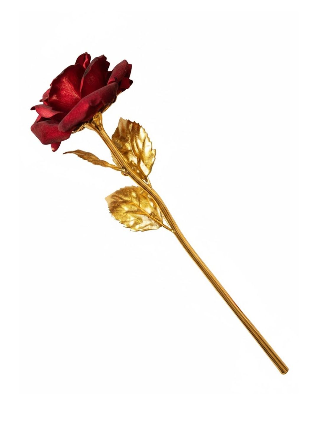Special You Red & Yellow Textured Metal Rose Valentine's Showpieces-image-40