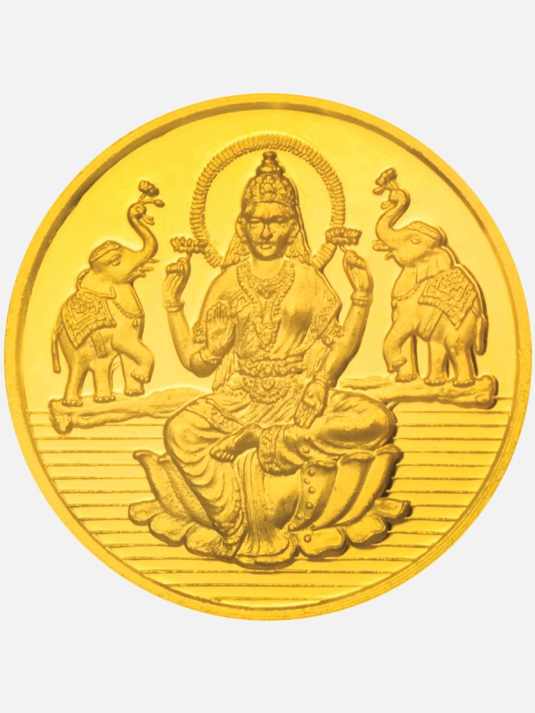 PMJ Jewels Goddess Lakshmi 24KT Gold Coin - 1 g-image-47