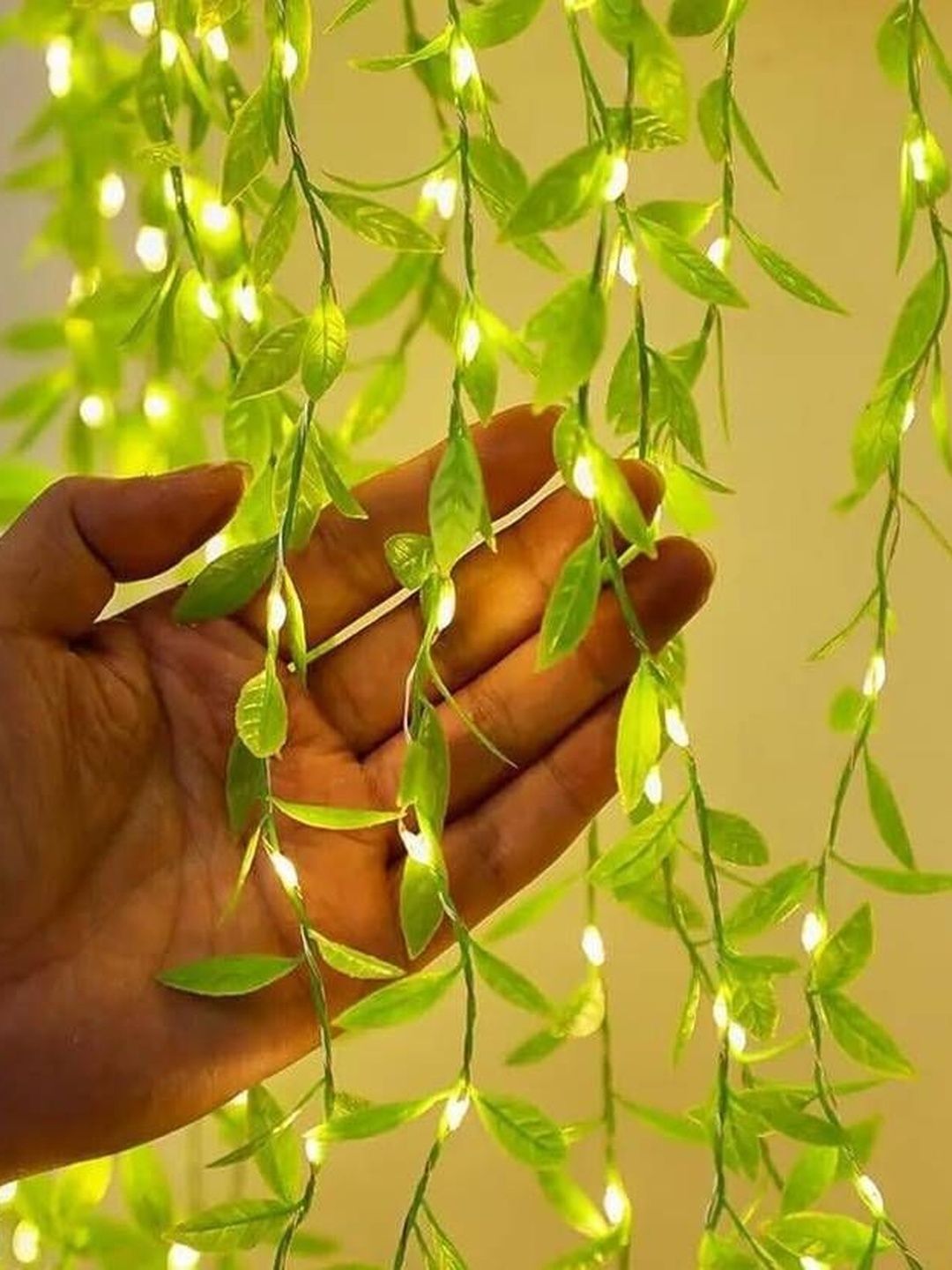 MPROW Yellow Lightweight Rice Shape String Light-picture-18