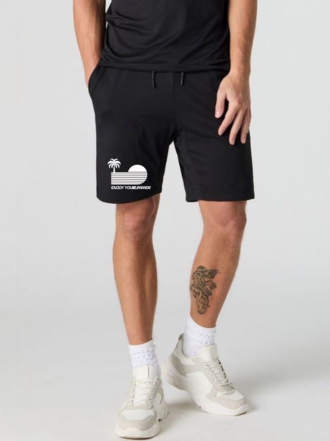 Tia Creations Men Printed Low-Rise Shorts-image-47