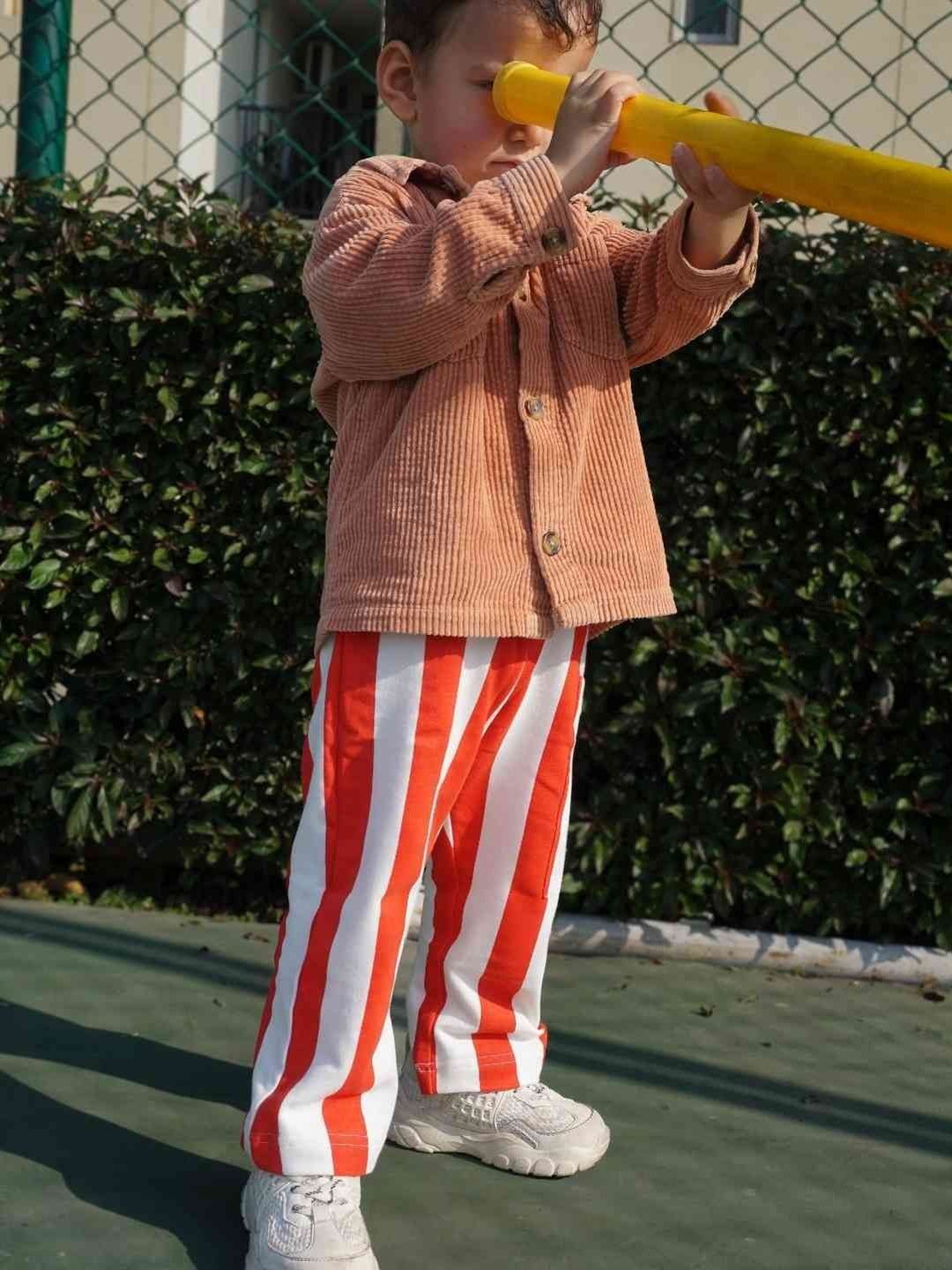 Gozi Kids Striped Mid-Rise Lounge Pants-picture-10