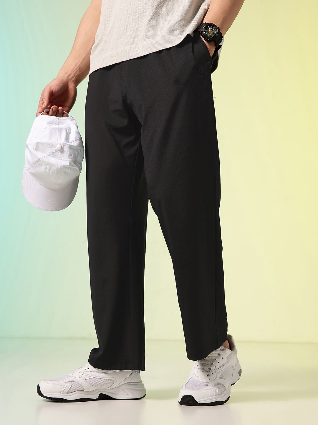 HRX by Hrithik Roshan Men Travel Series Relaxed Fit Rapid-Dry Track Pants-picture-23