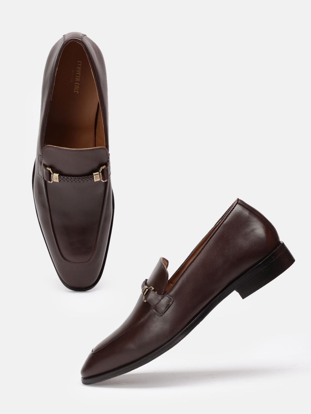 Kenneth Cole Men Leather Horsebit Formal Loafers-picture-38