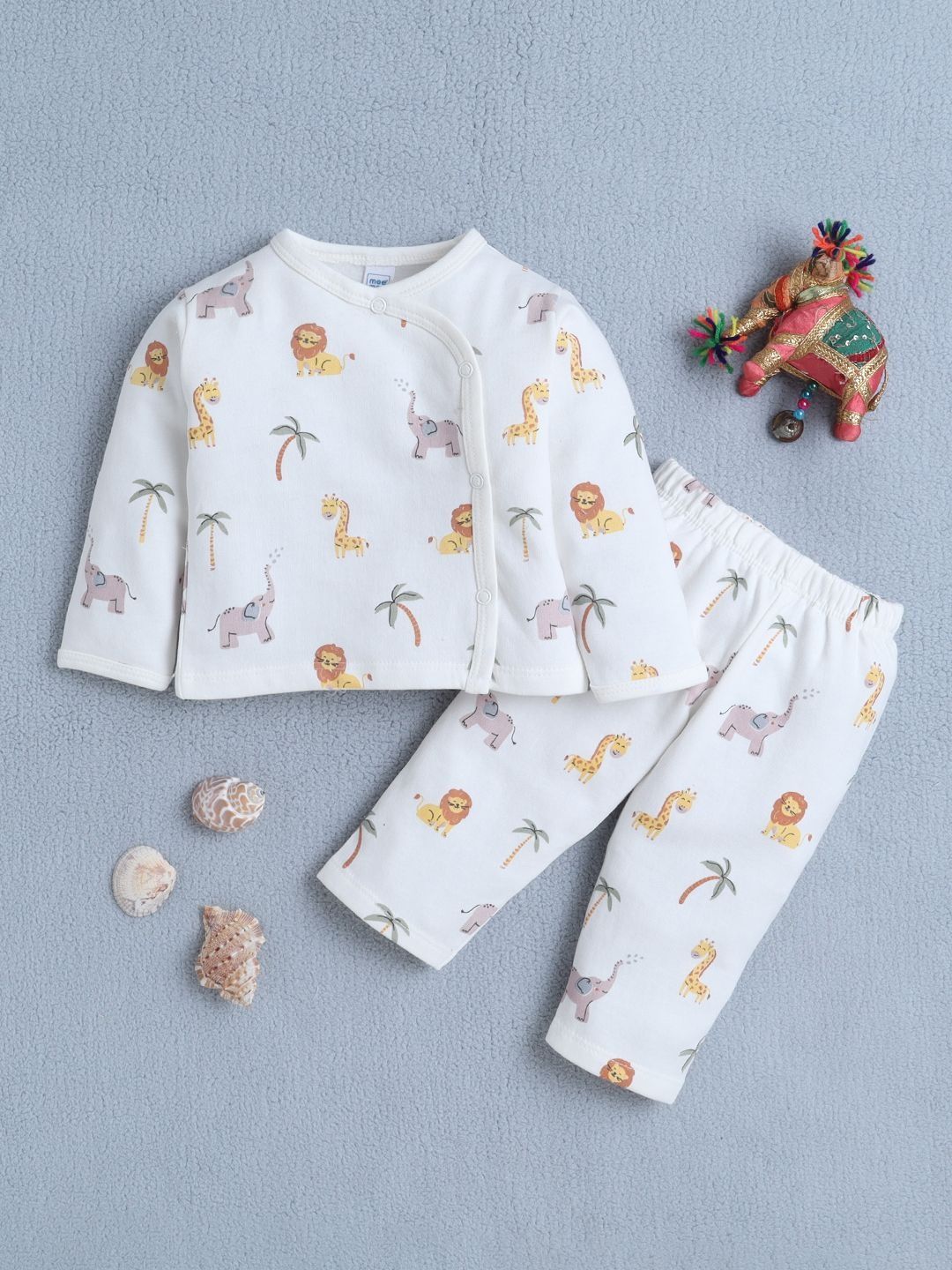 MeeMee Unisex Kids Printed Night suit