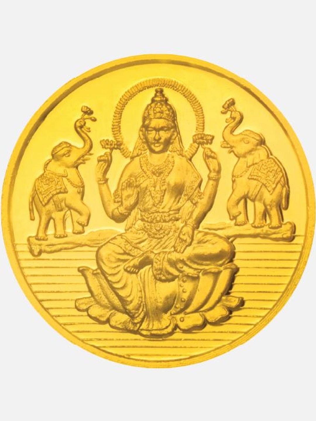 PMJ Jewels Goddess Lakshmi 24KT Gold Coin - 5 g-image-48