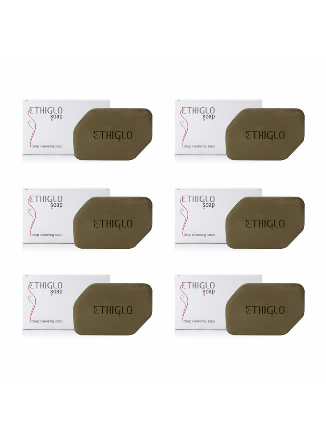 ETHIGLO Set Of 6 Deep Cleansing Soap With Kojic Acid - 75 g Each-picture-25