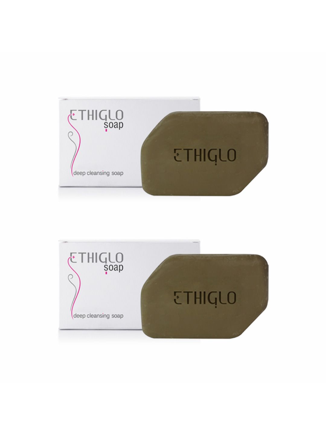 ETHIGLO Set Of 2 Deep Cleansing Soap With Kojic Acid - 75 g Each