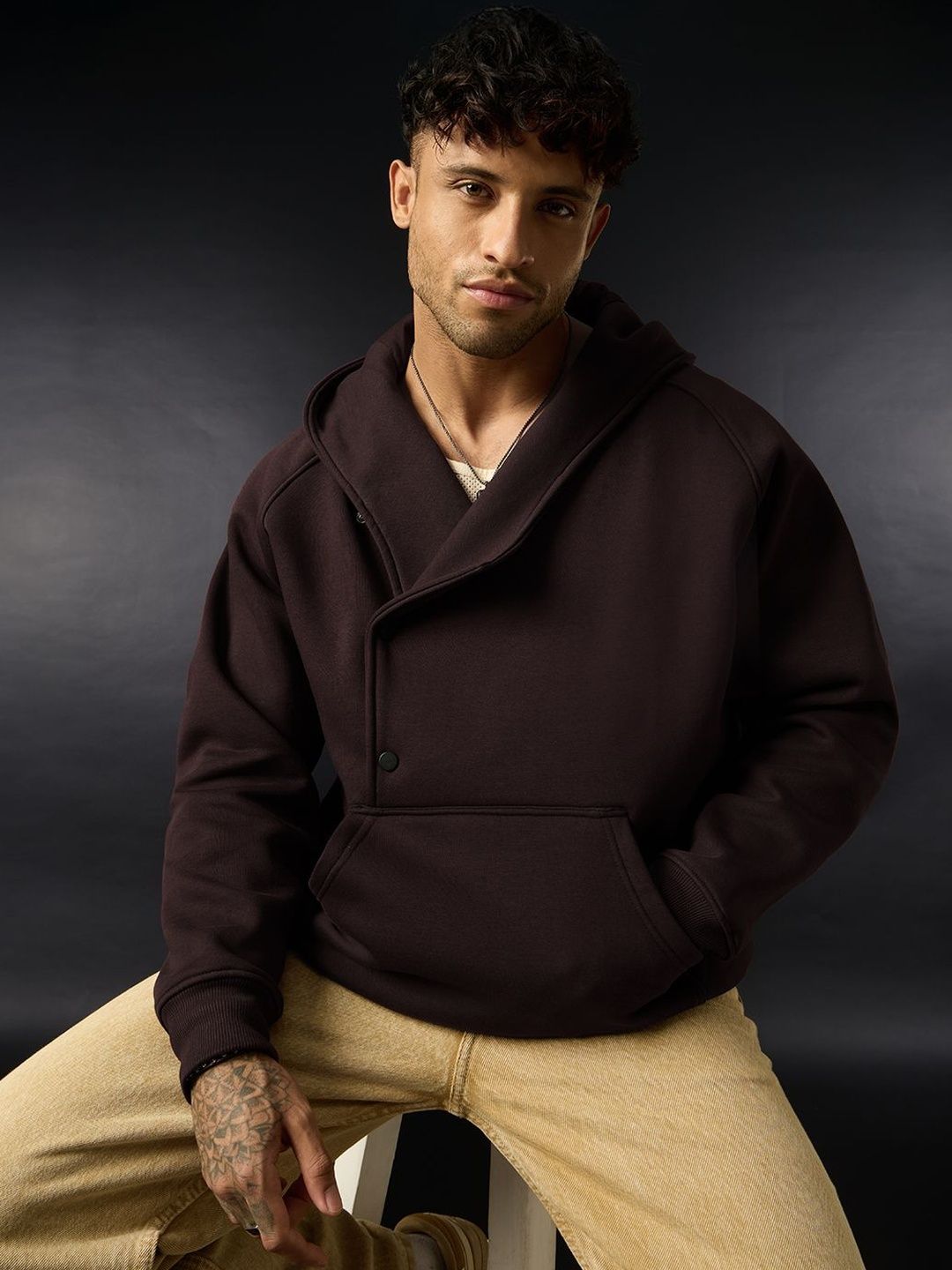 The Souled Store Men Hooded Sweatshirt-picture-32