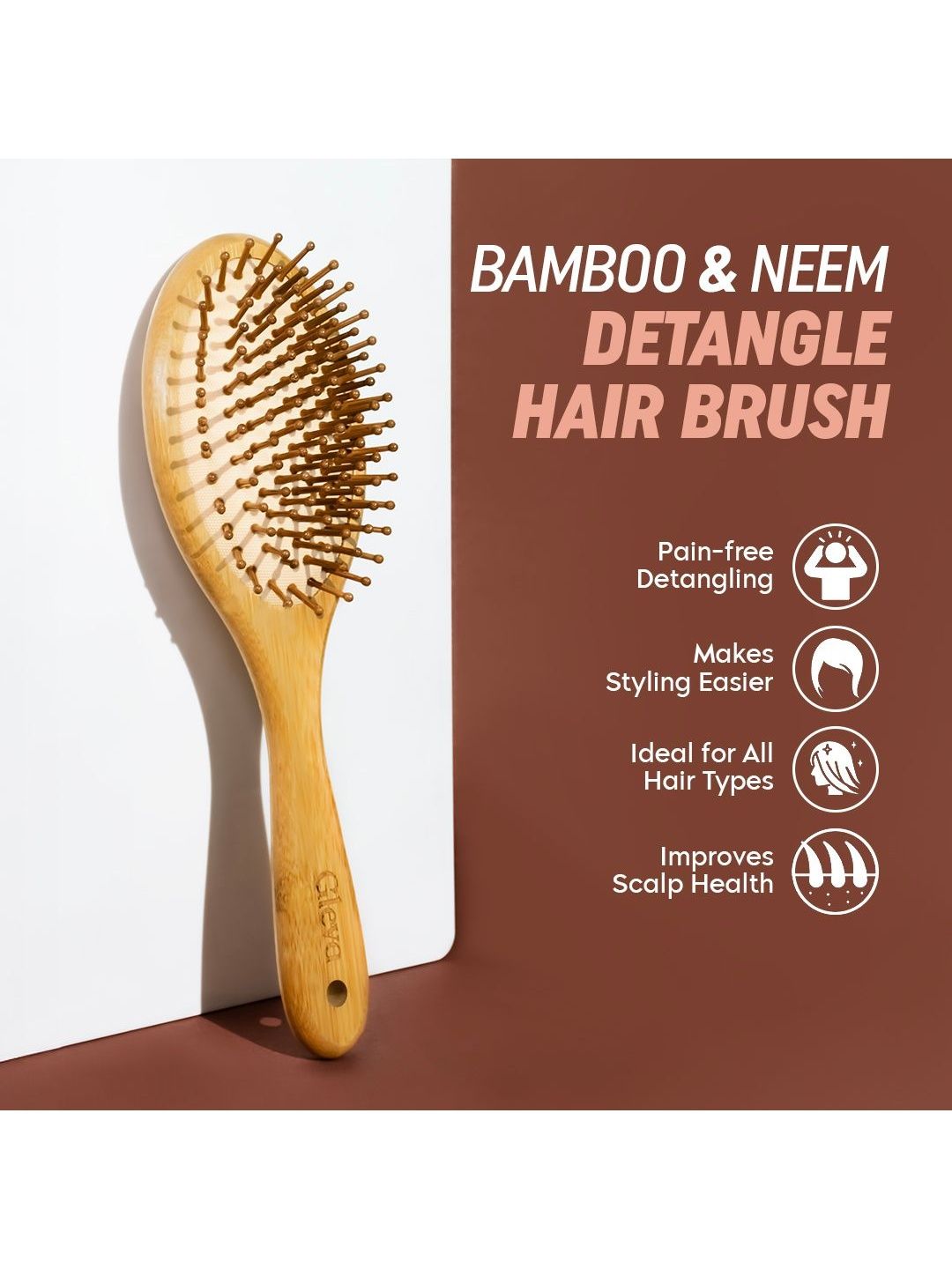 Gleva Set Of 2 Wooden Detangling Brush-image-46