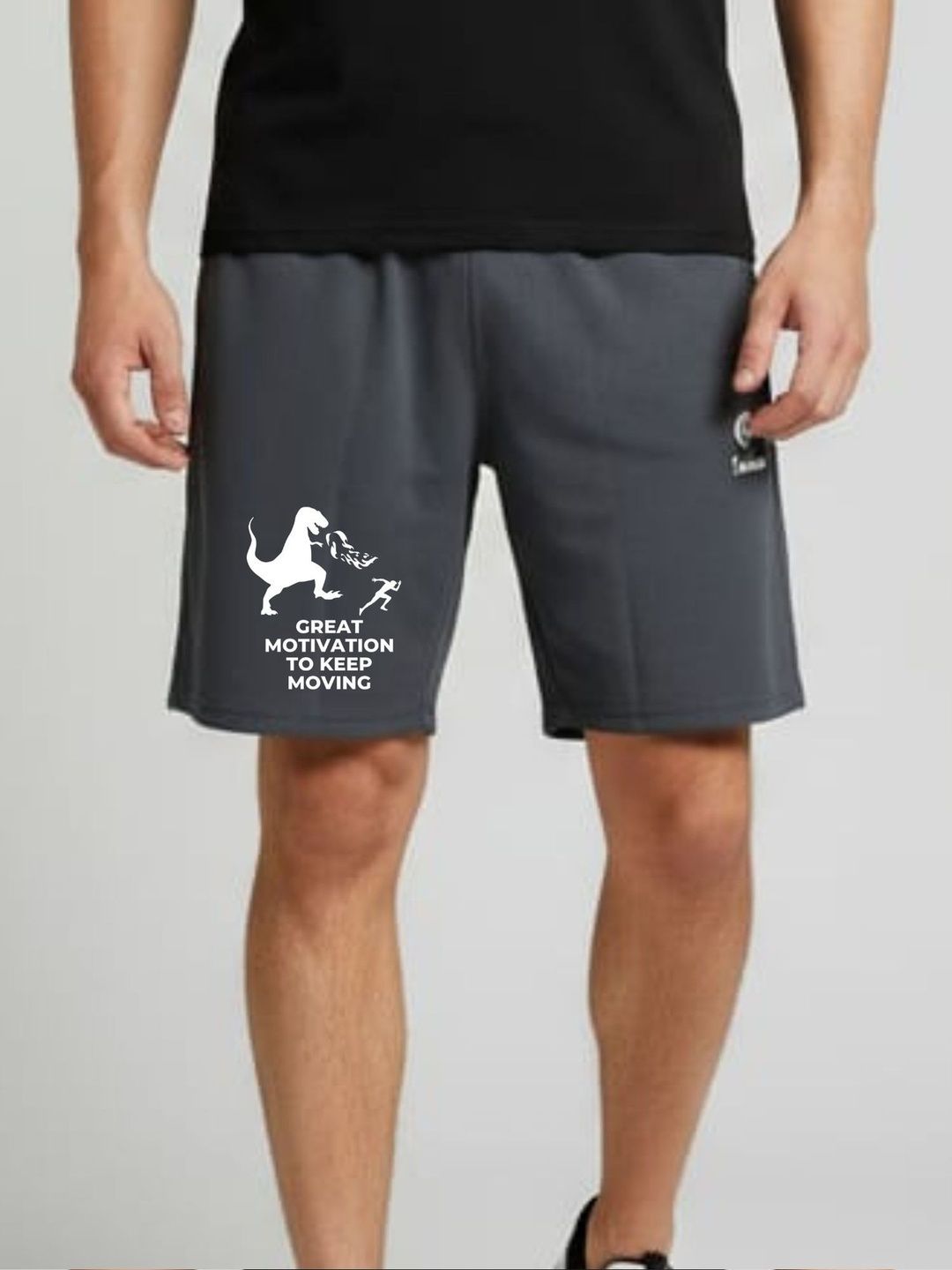 Tia Creations Men Typography Printed Low-Rise Sports Shorts-picture-21