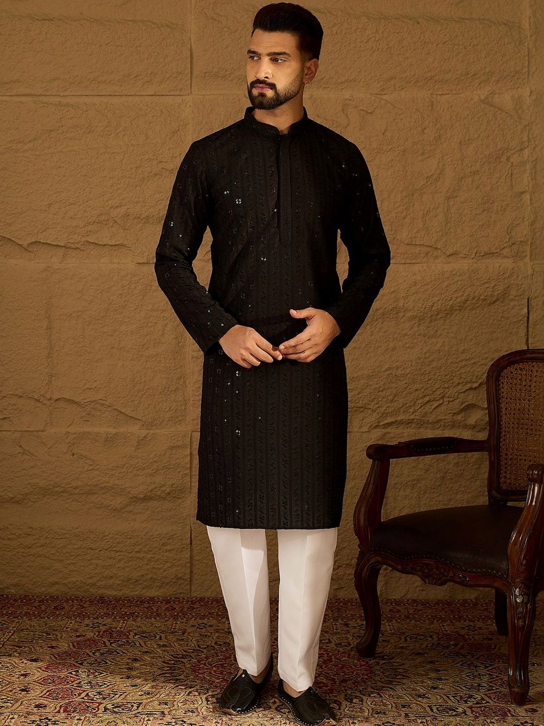 Ethnic Bay Men Embroidered Kurta-picture-53