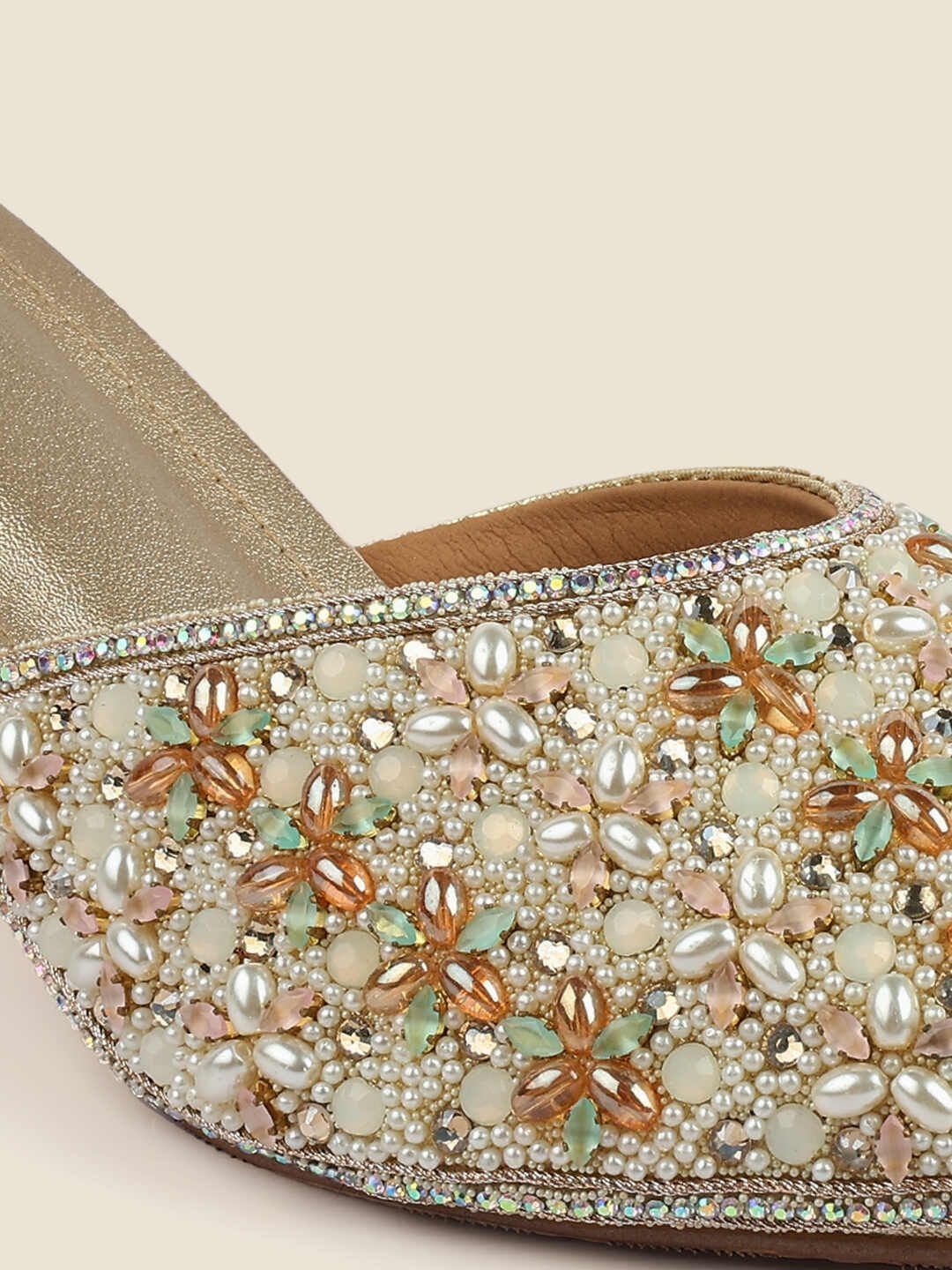 Metro Embellished Party Block Mules-picture-32
