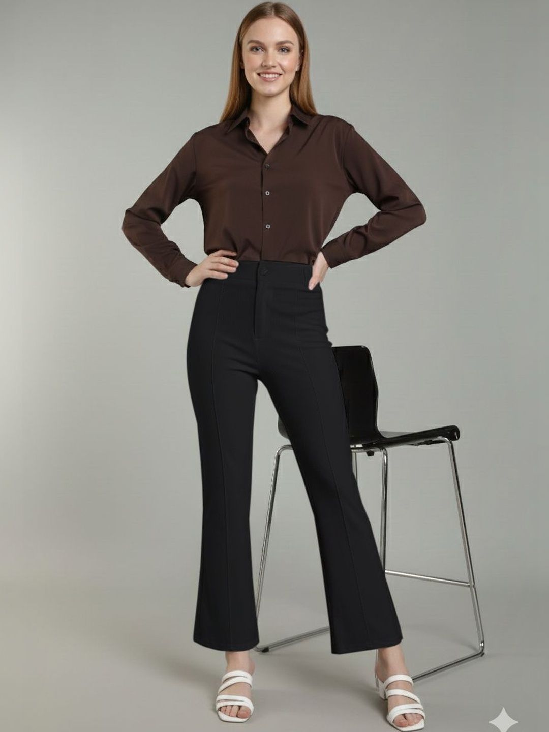 SWADESI STUFF Women Relaxed Easy Wash Trousers-picture-41