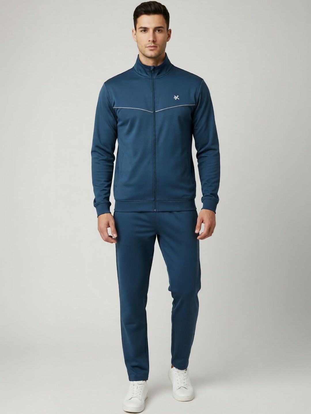 HRX by Hrithik Roshan Men Mock Collared Mid-Rise Tracksuits-picture-46
