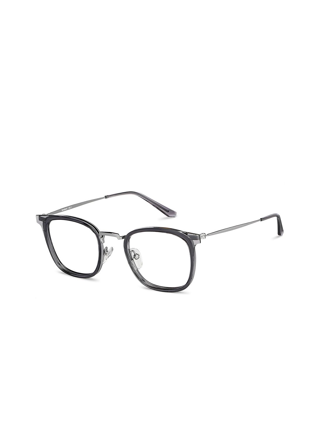 Lenskart Blu Unisex Transparent & Black Full Rim Square Frames – ₹799