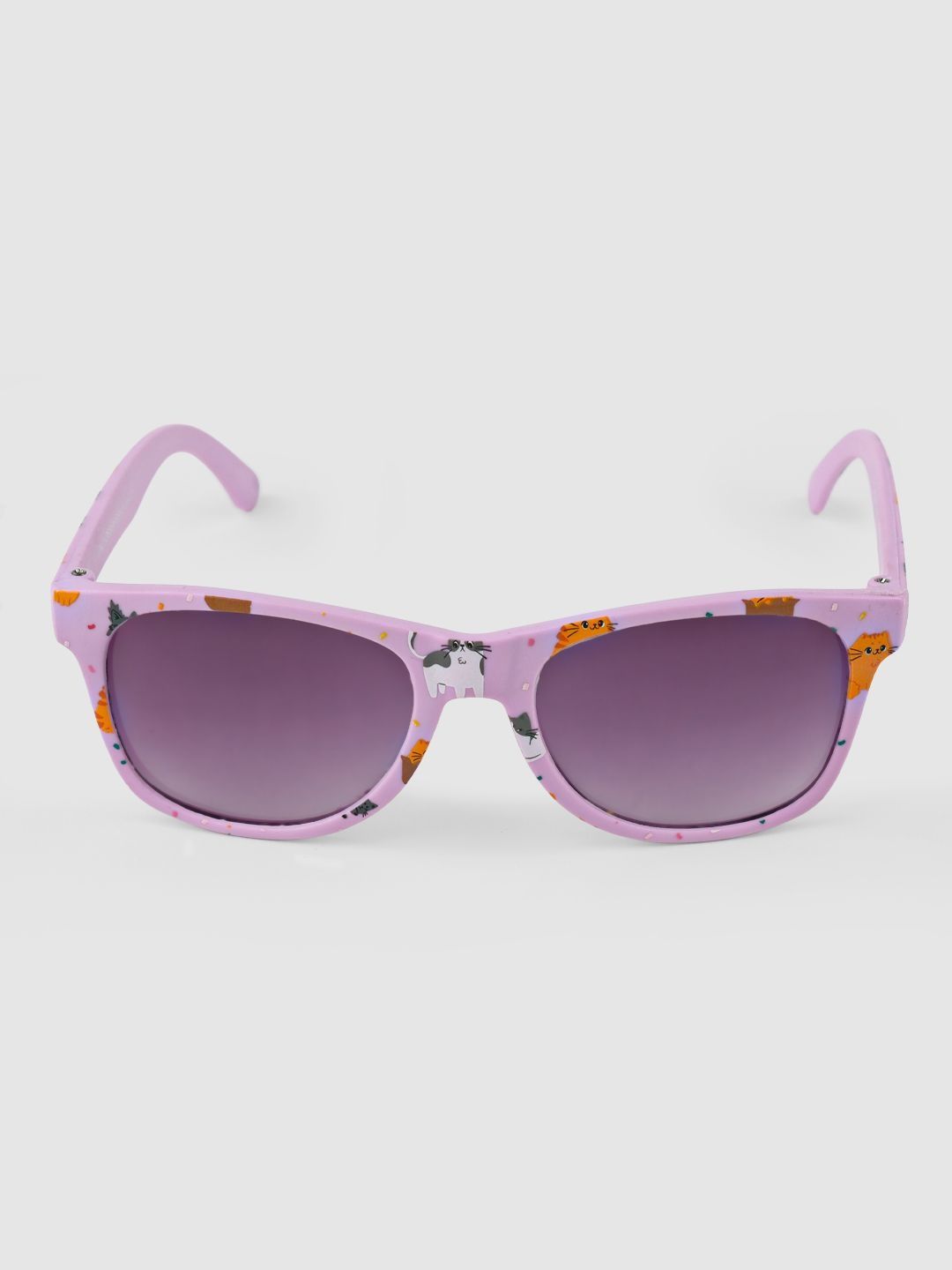DukieKooky Unisex Kids Black Lens & Purple Wayfarer Sunglasses with-picture-21