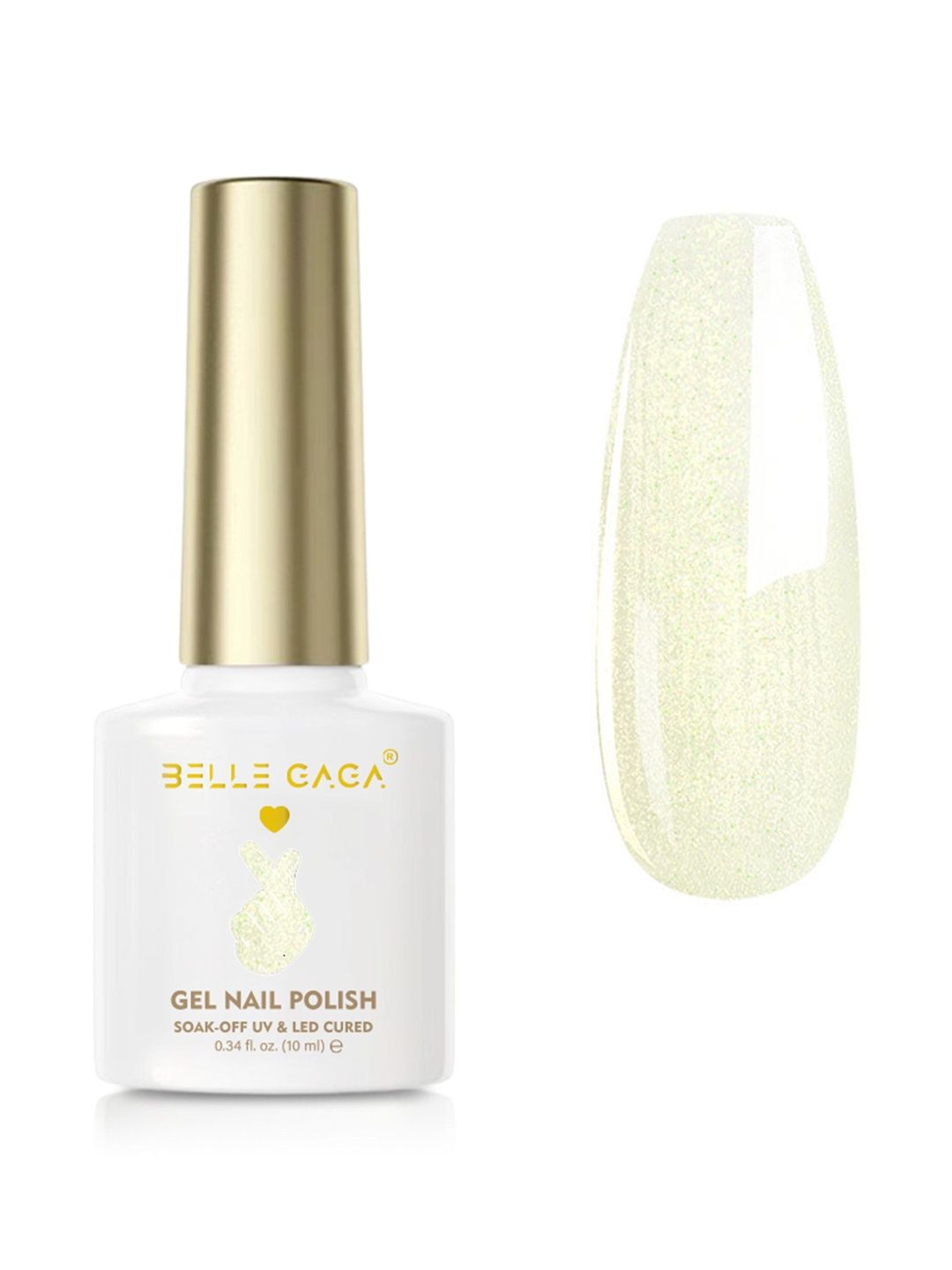 BELLE GAGA Cream Color Nail Gel Polish Cured Under UV Lamp C091 - 10ml-picture-26