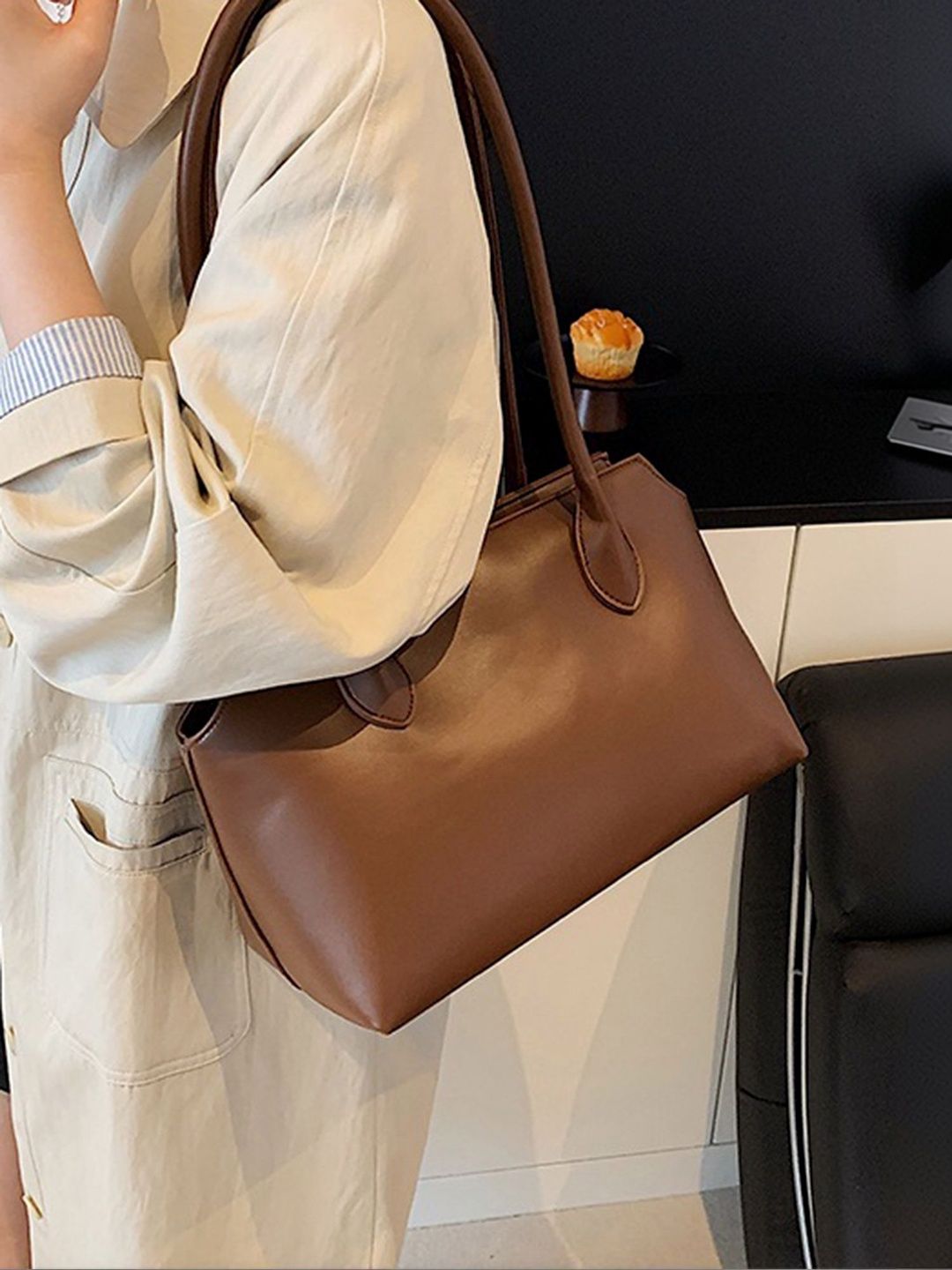 LULU & SKY PU Structured Shoulder Bag-picture-49