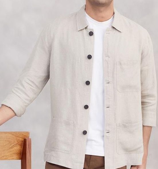 Buy Fabindia Men Open Front Jacket - Jackets for Men 38980843 | Myntra
