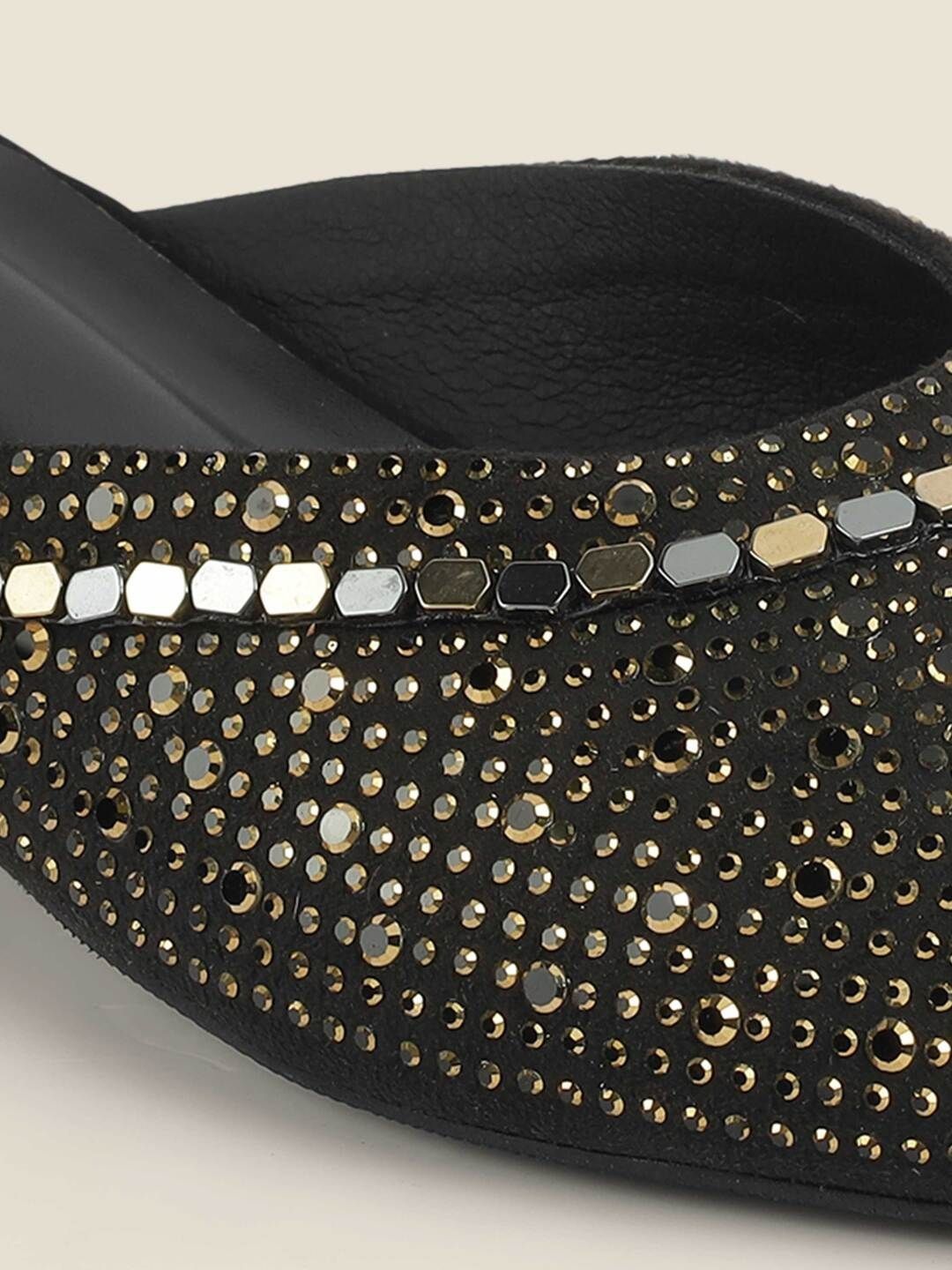 Metro Embellished Party Block Mules-image-48