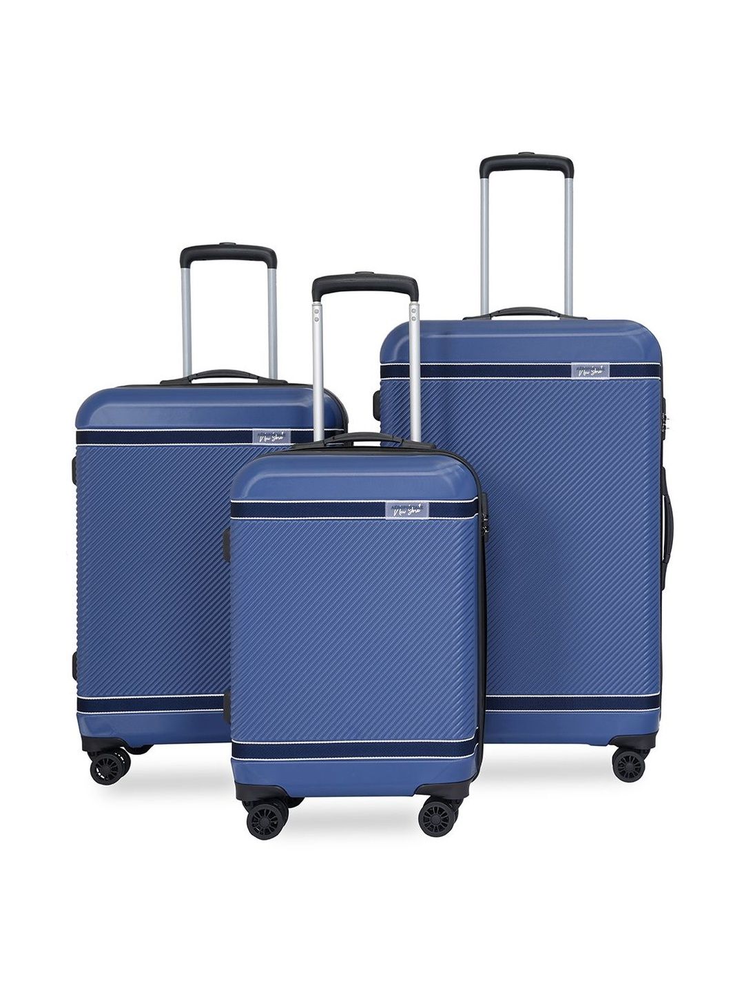 Aeropostale Set Of 3 Denver Textured Hard-Sided Water-Resistant Trolley Bag-image-26