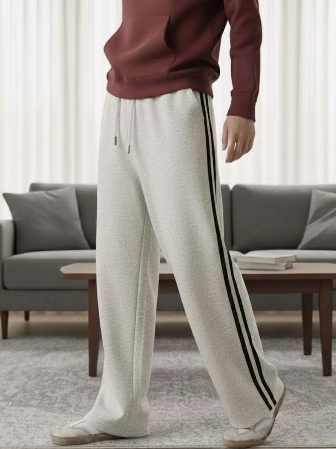 dockstreet Men Pure Cotton Relaxed Fit Track Pants-picture-37