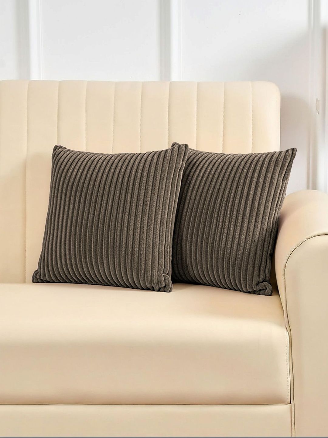 Yellow Weaves Tan Set of 2 Square Cushion Covers-image-29