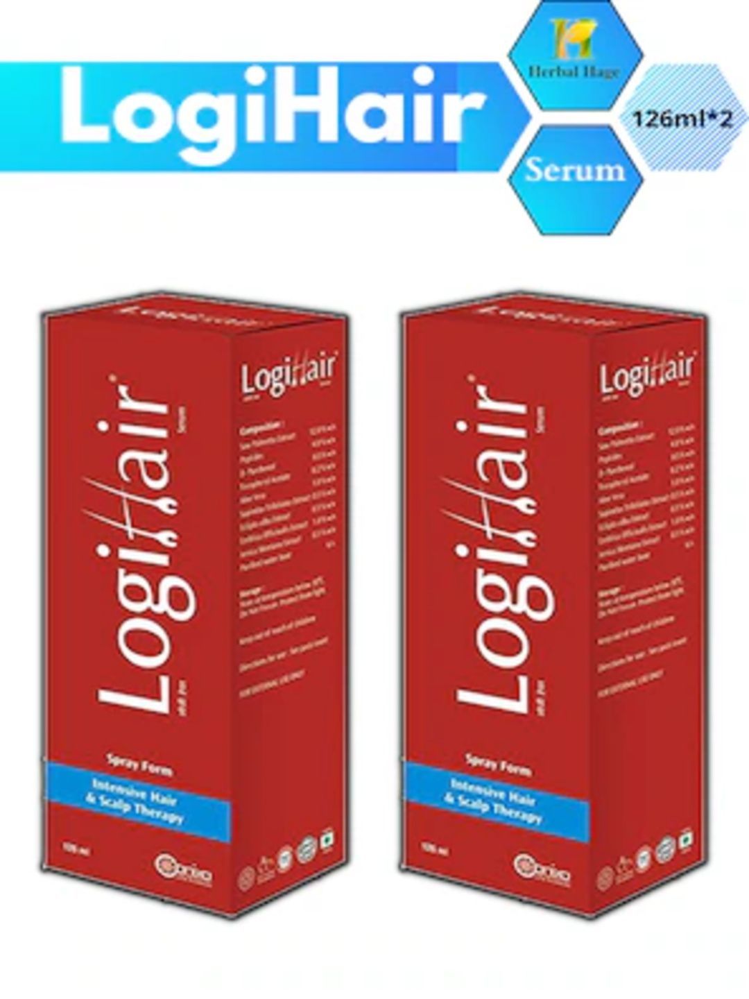 Logihair Set Of 2 Intensive Hair & Scalp Therapy Serum - 126 ml Each-image-20