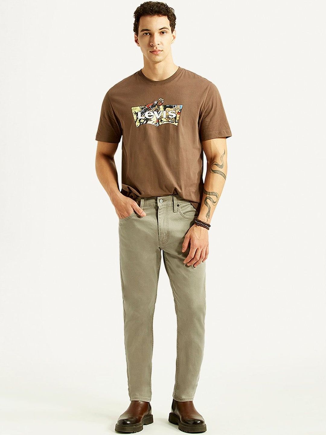 Levis Men Tapered Fit Mid-Rise Stretchable Jeans-picture-45