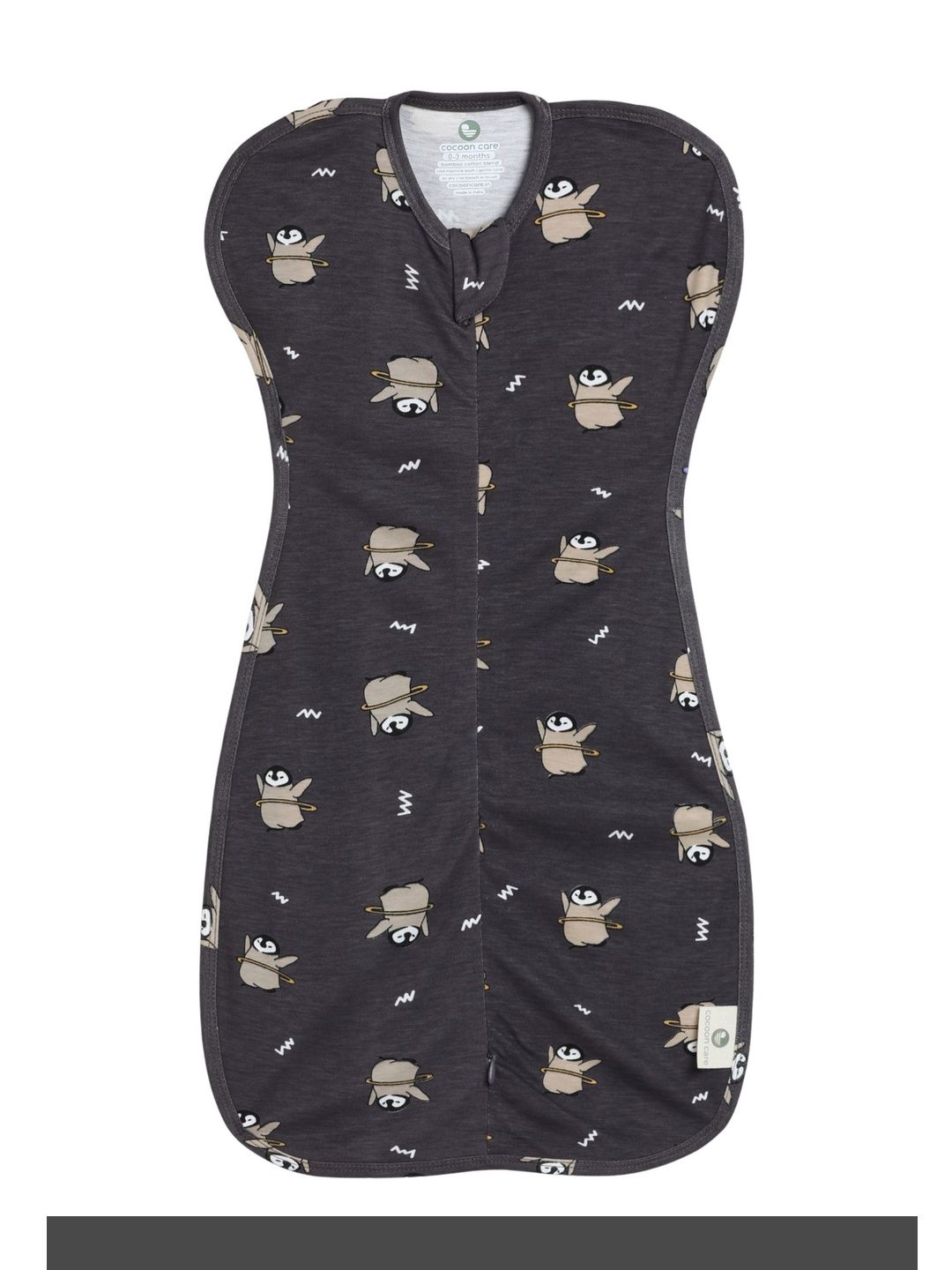 cocoon care Infants Black & Grey Printed Sleeping Bag-picture-31