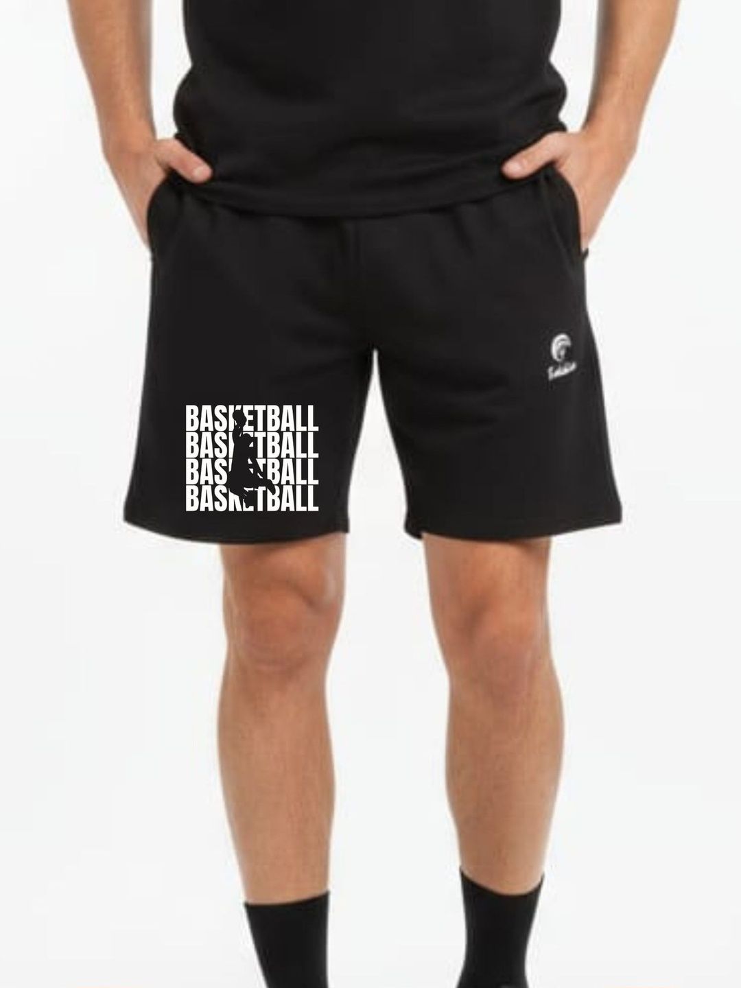 Tia Creations Men Typography Printed Low-Rise Sports Shorts-picture-53