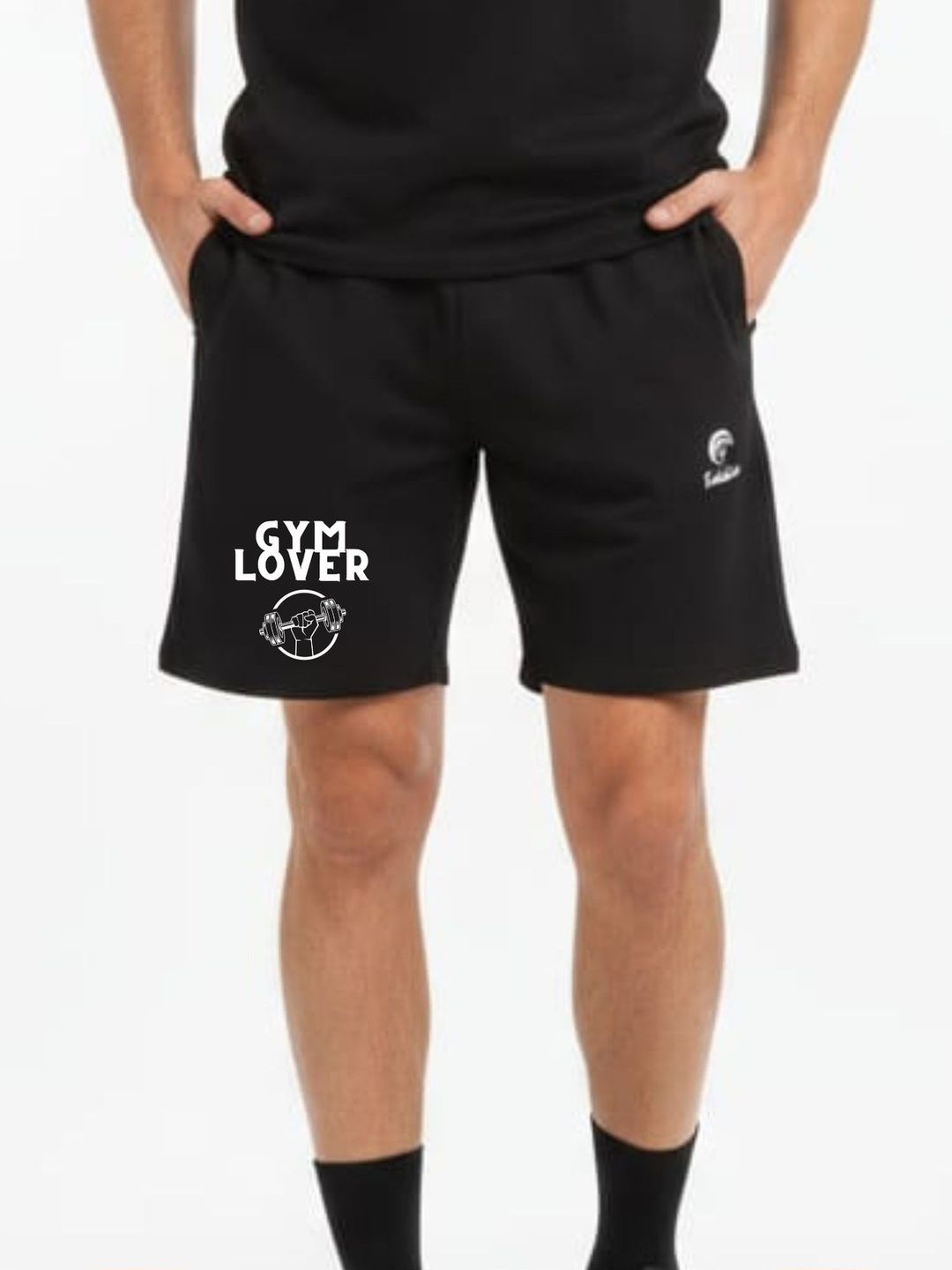 Tia Creations Men Typography Printed Low-Rise Sports Shorts-picture-38