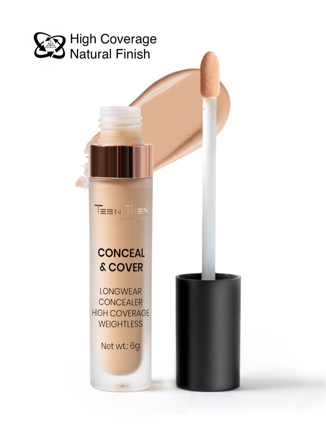 TEEN TEEN COSMETICS Moist Liquid Concealer- 6 g- Chocolate Mocha-05-image-45