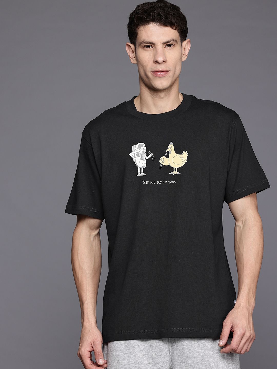 New Balance Chicken Or Newbie Printed Pure Cotton T-shirt-picture-21