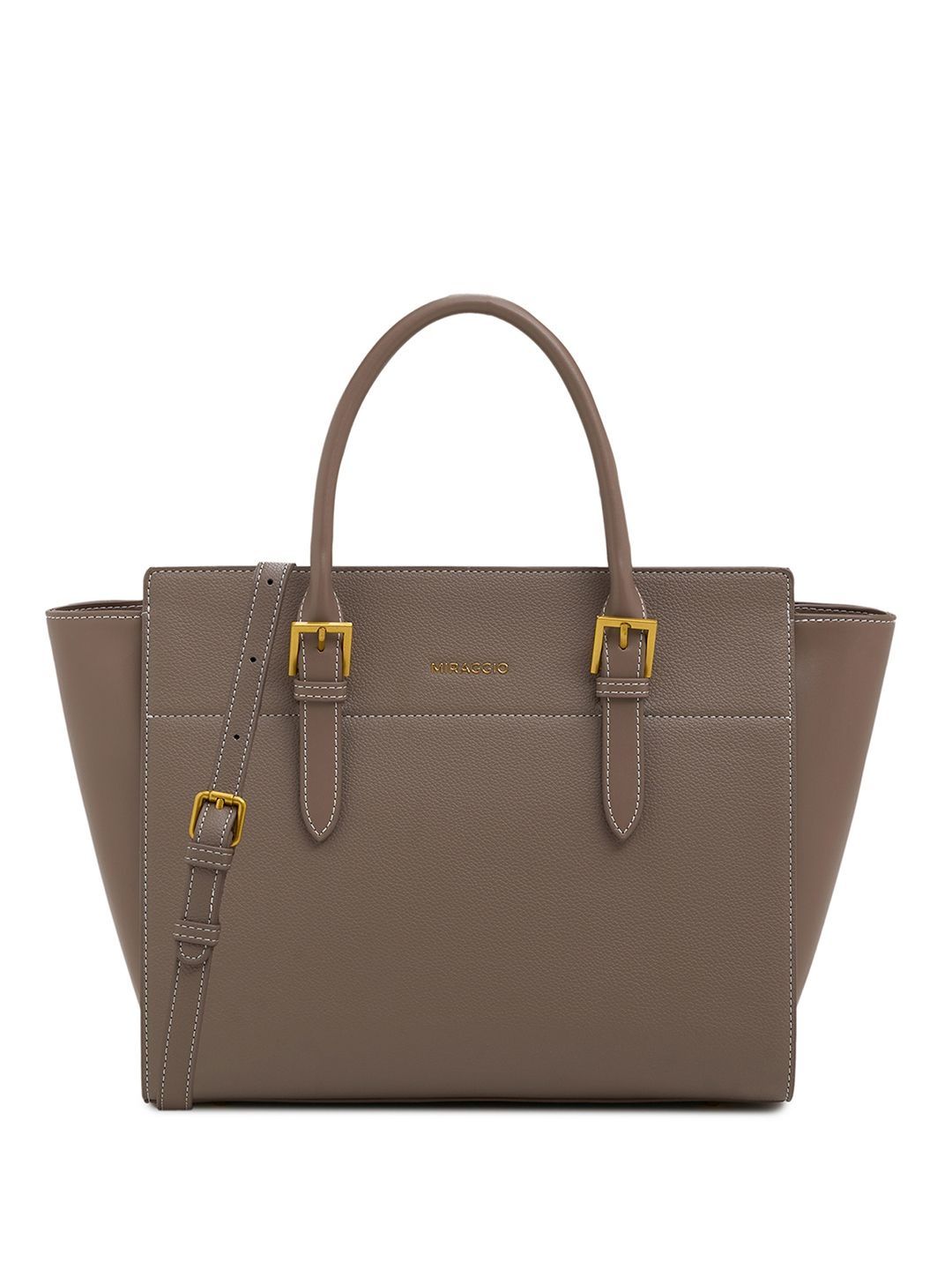 MIRAGGIO PU Structured Satchel-picture-54