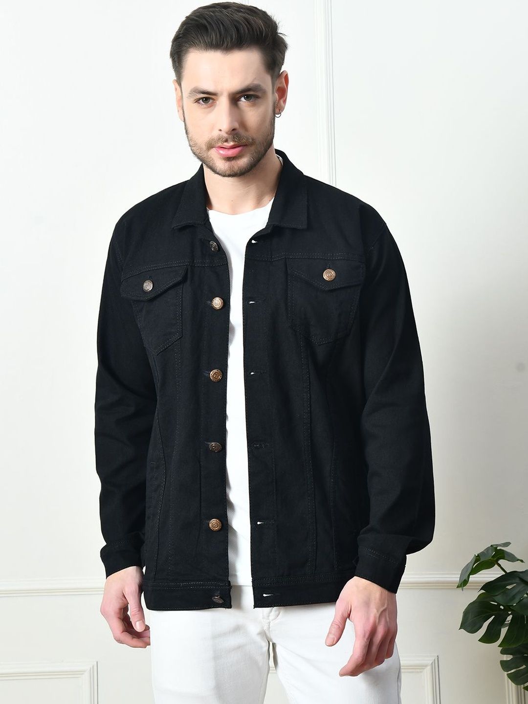 Moda Rapido Men Outdoor Denim Jacket-picture-39