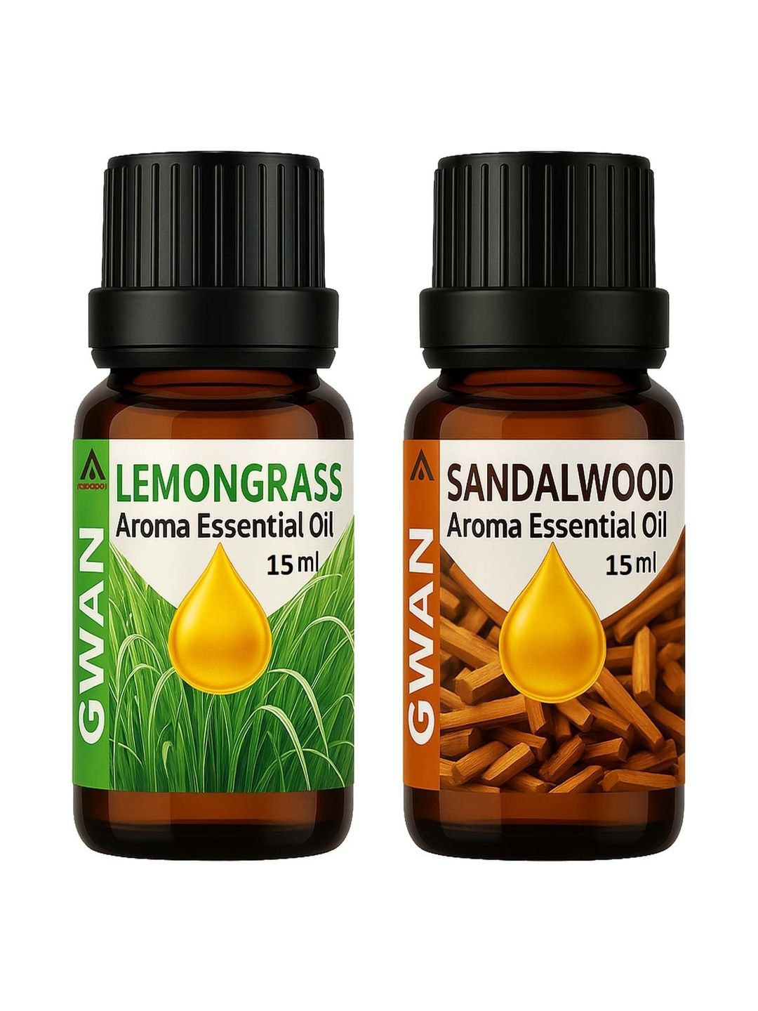 Gwan Set Of 2 White Aroma Oils-15 ml-picture-22
