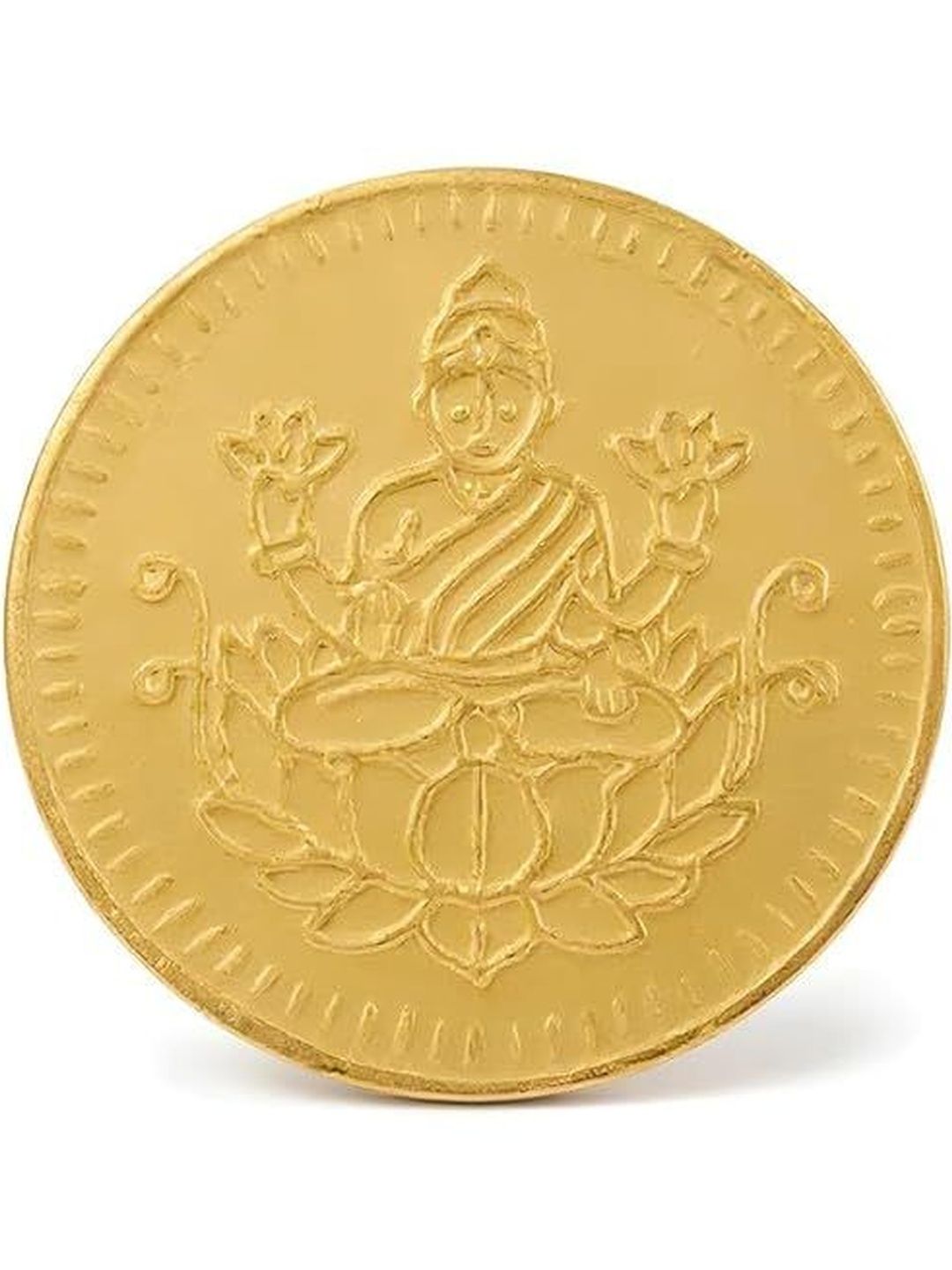 PMJ Jewels Goddess Lakshmi 24 KT Gold Coin - 0.500 g-image-29