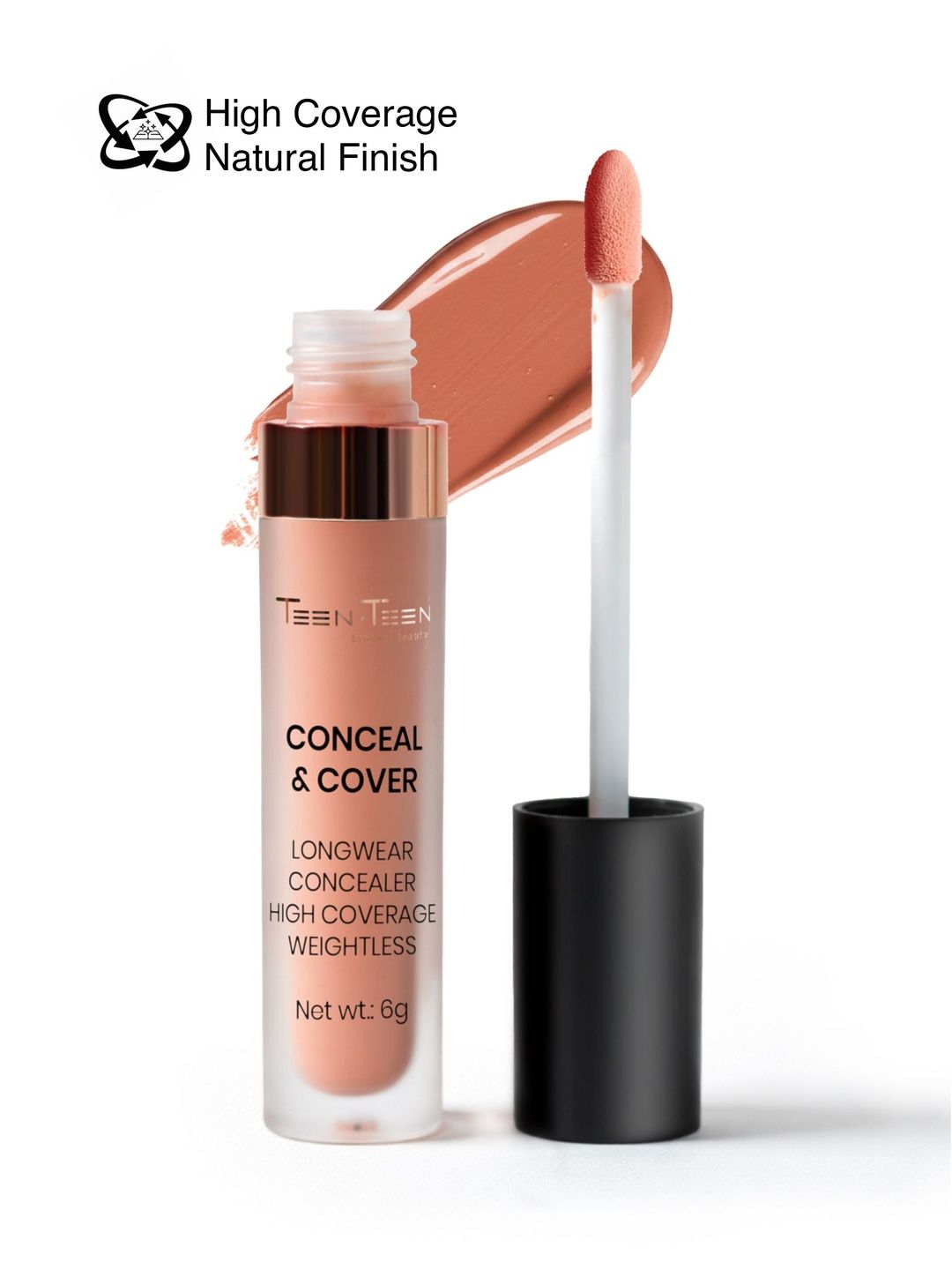 TEEN TEEN COSMETICS Moist Liquid Concealer- 6 g- Orange Corrector-06-image-5
