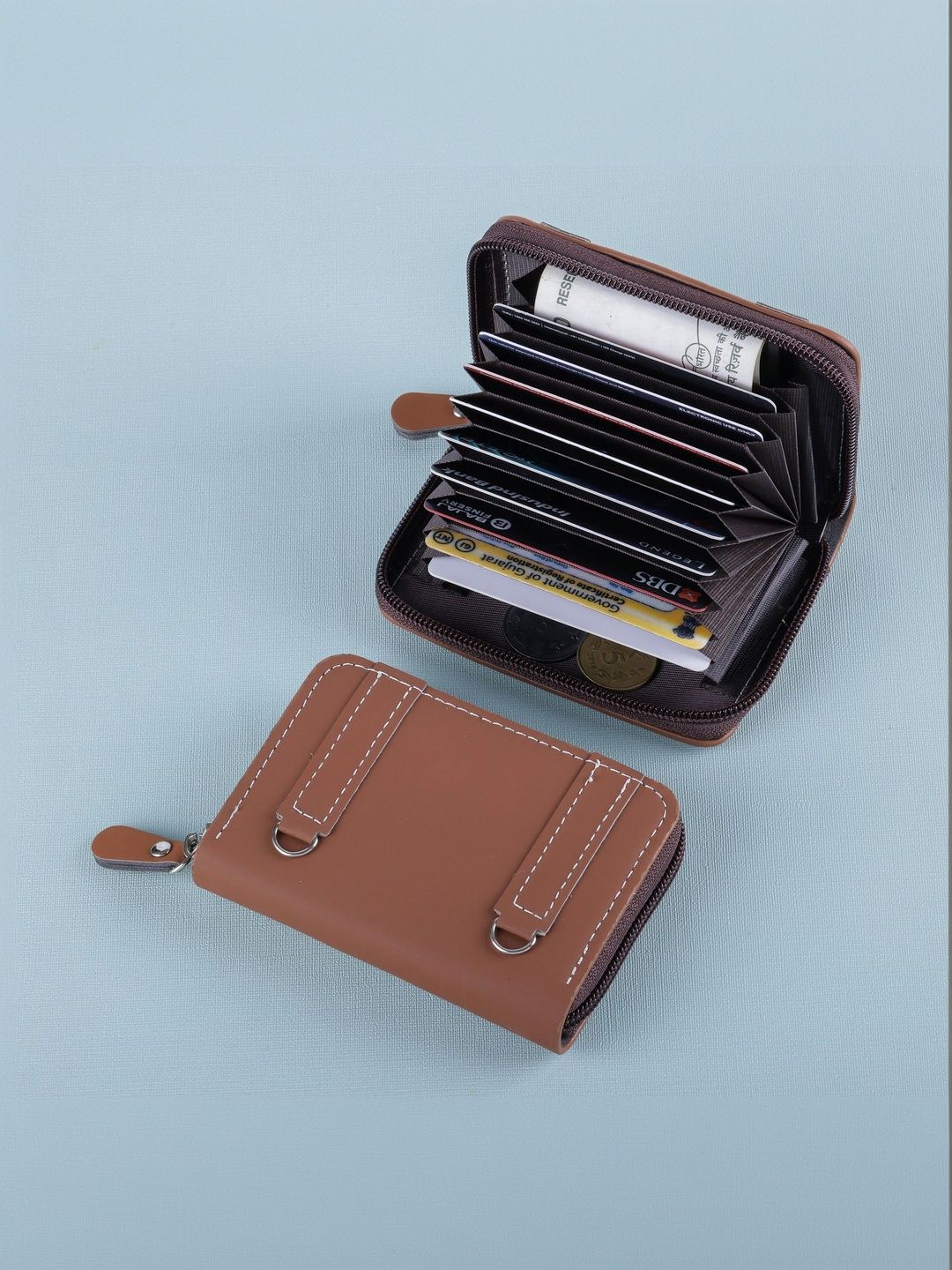 SZN Men Embellished Zip Around Wallet-picture-12