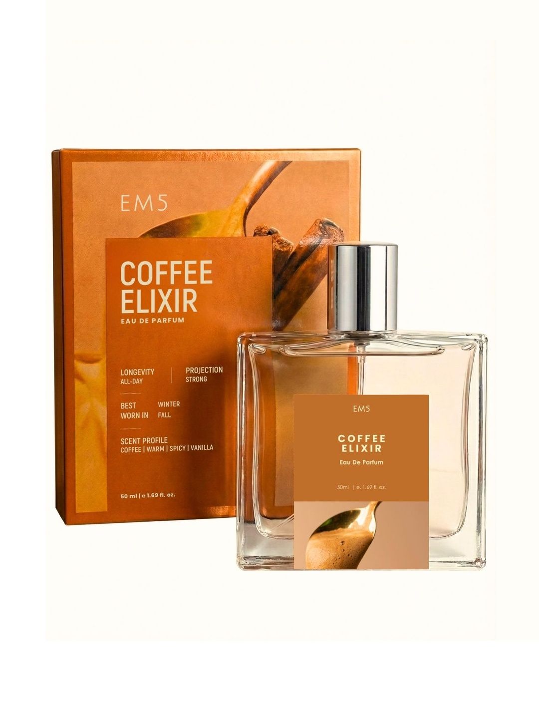 EM5 Women Coffee Elixir Long Lasting Eau De Parfum- 50 ml