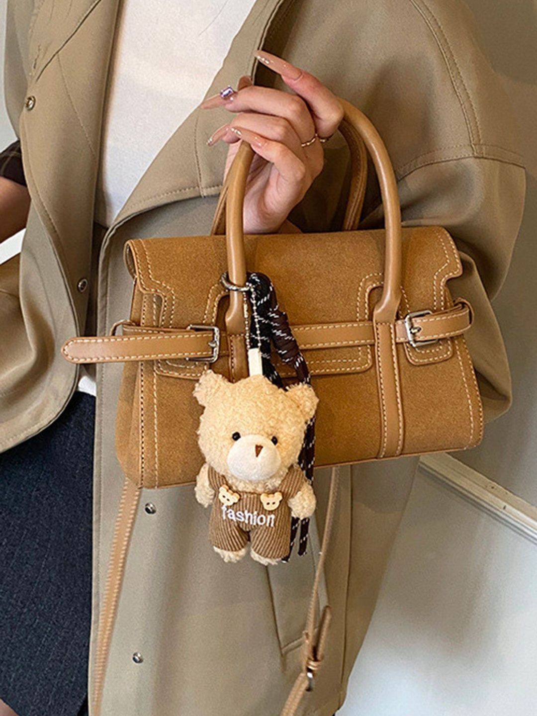 LULU & SKY PU Structured Handheld Bag-picture-27