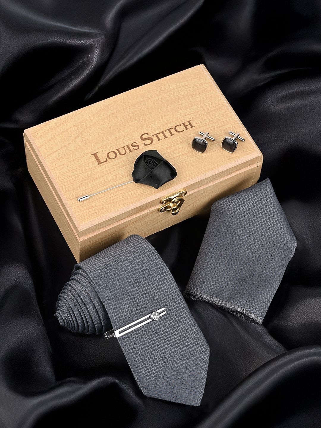 LOUIS STITCH Checked Accessory Gift Set-picture-37