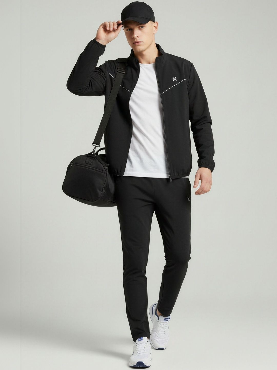 HRX by Hrithik Roshan Men Mock Collared Mid-Rise Tracksuits-picture-52
