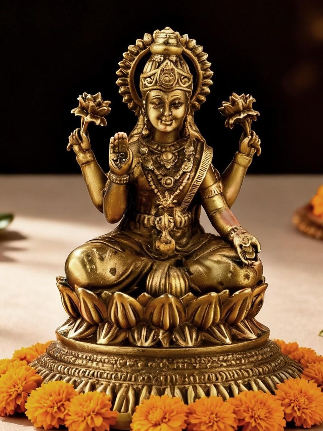 Shilpkala by Plus Point Brown Religious Idol Showpiece-image-20