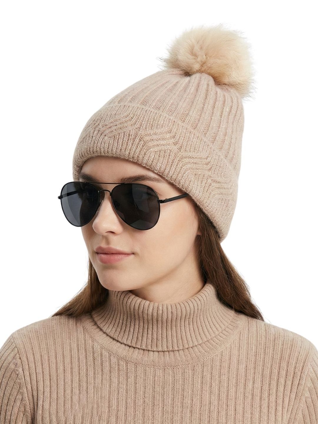 iSWEVEN Women Woollen Beanie-picture-39