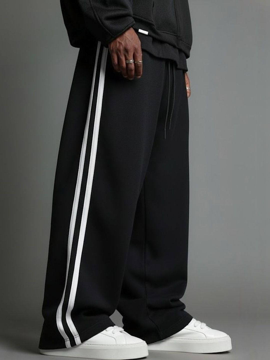 dockstreet Men Pure Cotton Relaxed Fit Track Pants-picture-39