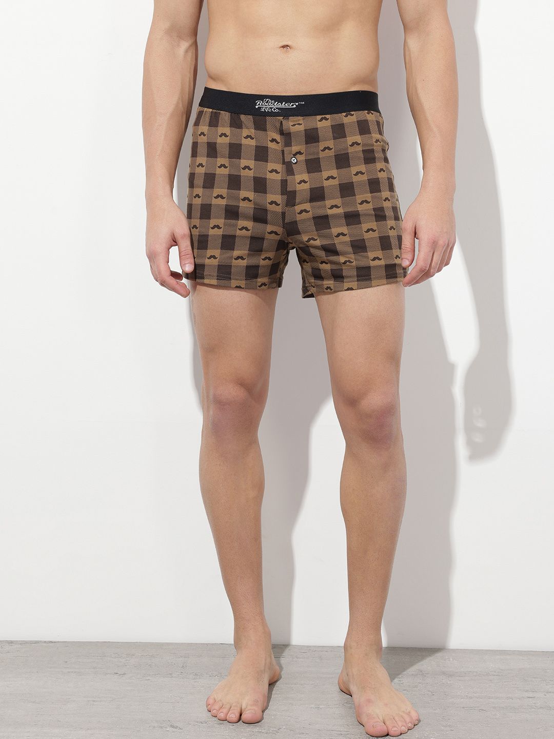 The Roadster Life Co. Men Checked Boxers-picture-32