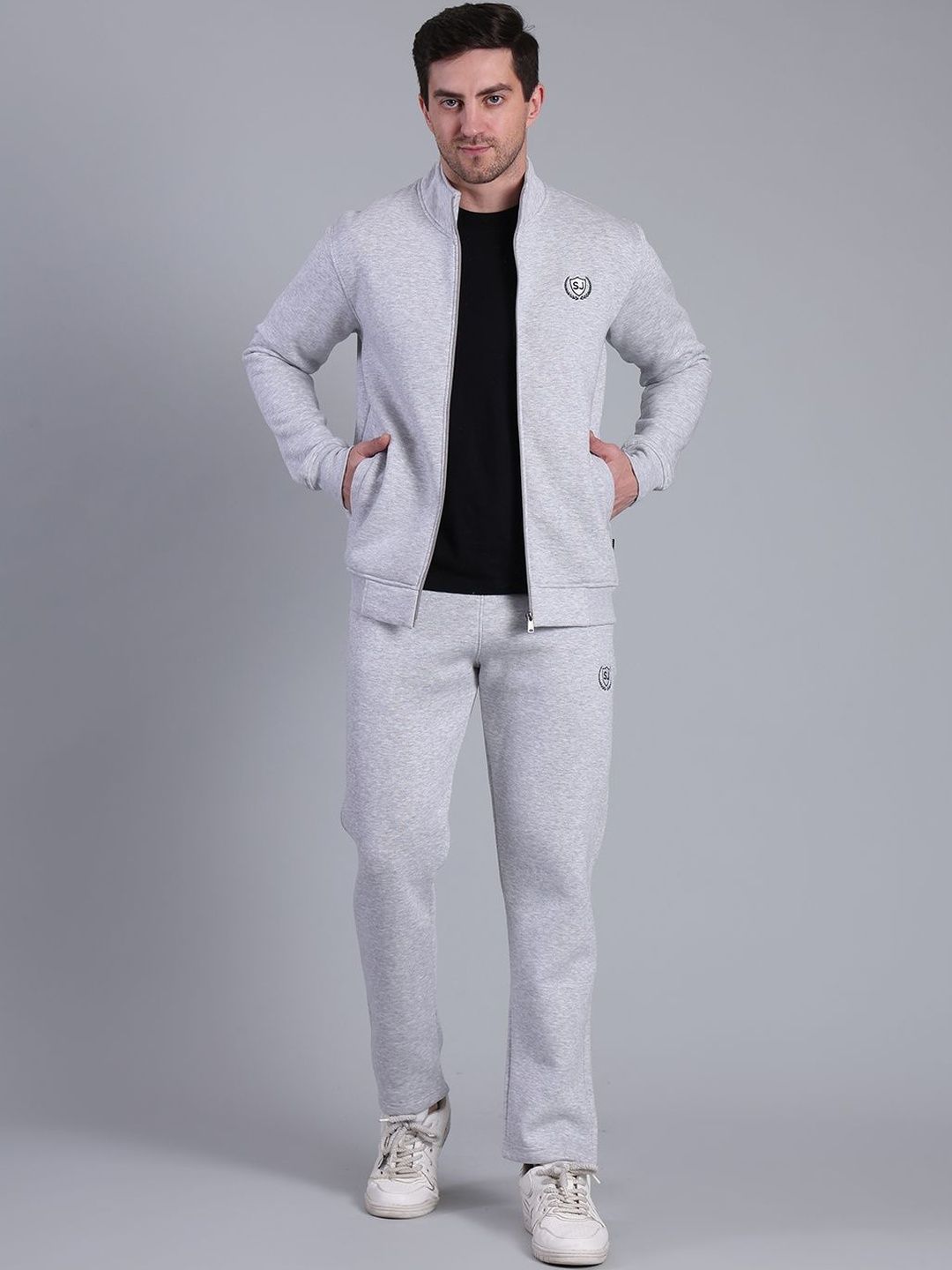 Stylox Men Mock Collar Long Sleeves Tracksuit-picture-25