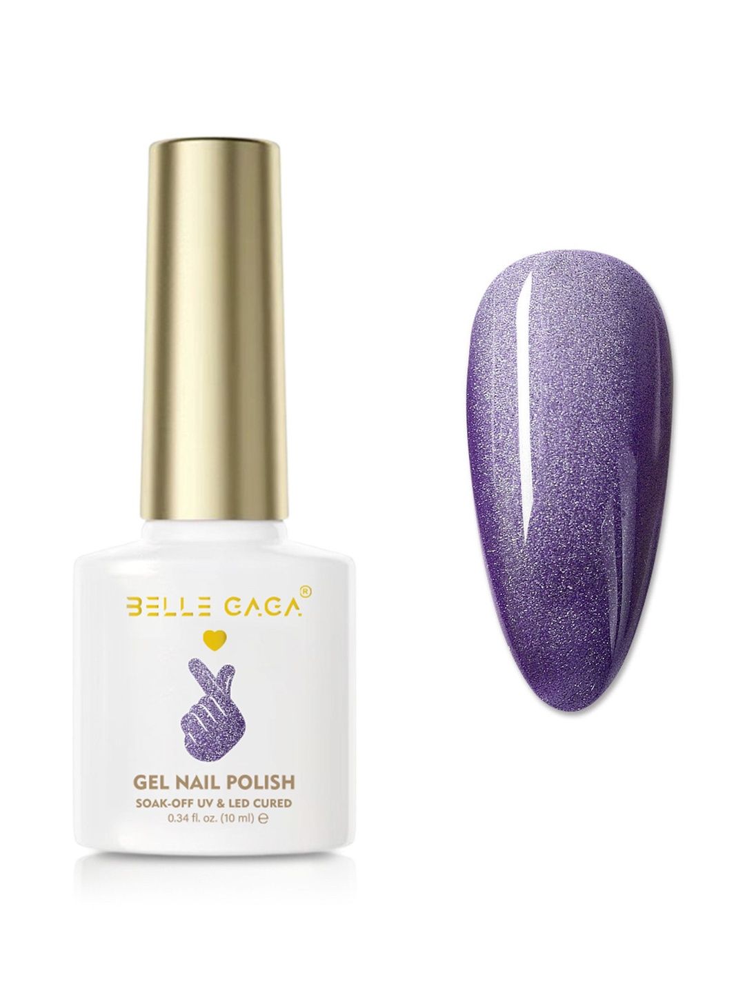 BELLE GAGA Purple 10ml Nail Gel Polish Cured Under UV Lamp C084-image-15
